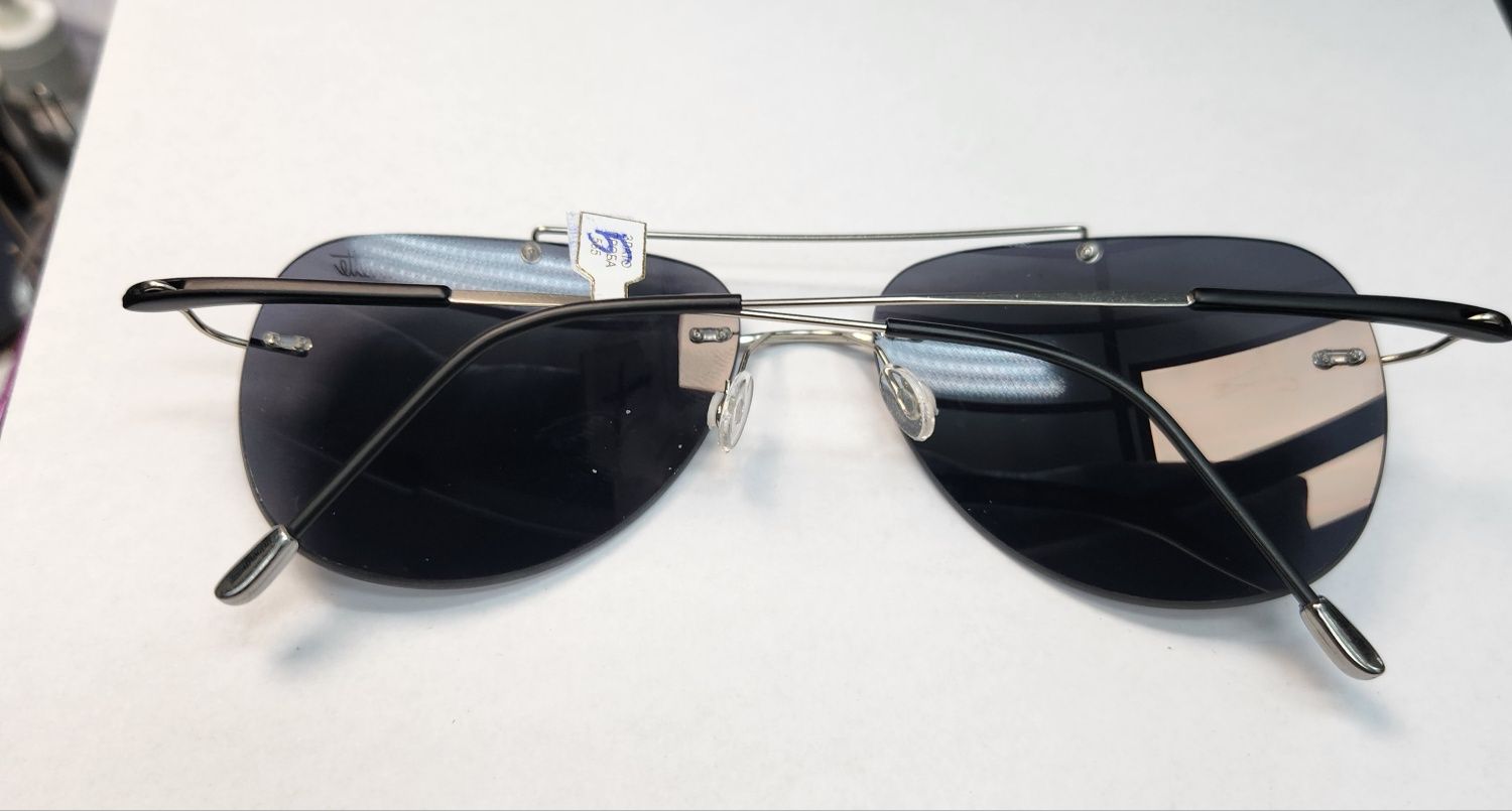 Слънчеви очила Silhouette Titan хром- тъмно сини / Б27/