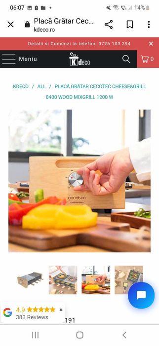 Cecoteg gratar electric nou de interior