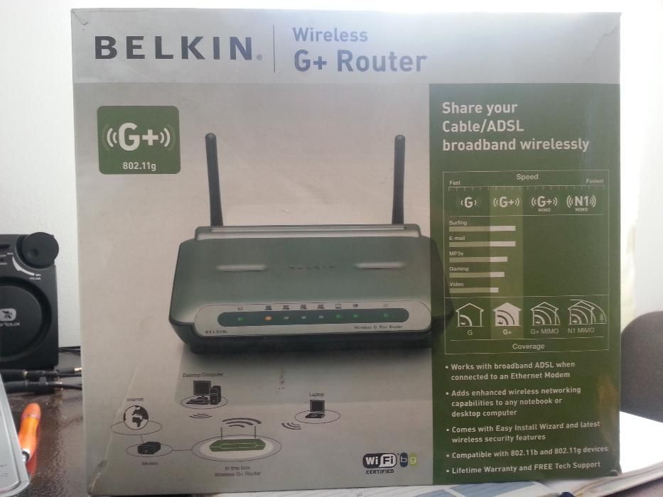 Router BELKIN Wireless G+ Router