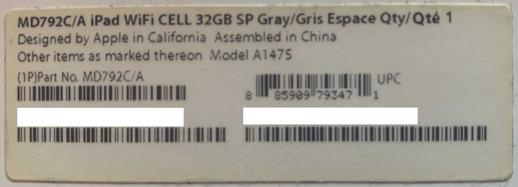iPad Air Wi-Fi + Cellular 32 GB space grey