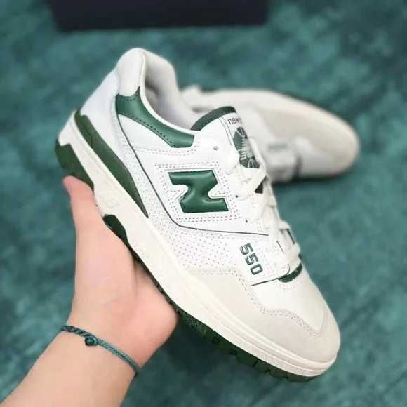 New Balance 550 White/Green – №41.5