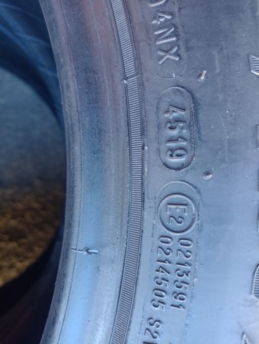 4 anvelope de iarna RunFlat Michelin 225/55 R17 dot 4519