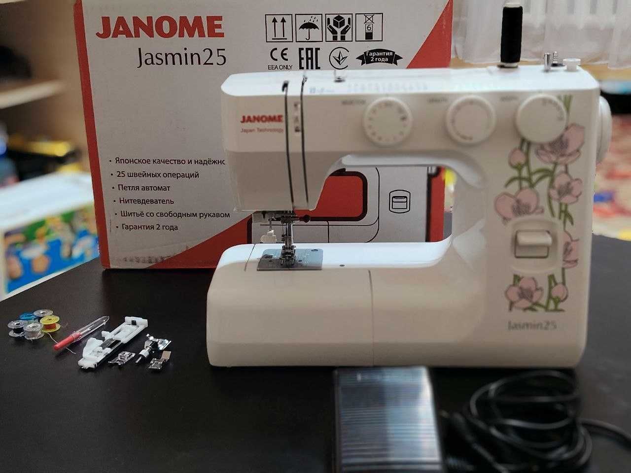 Продаётся швейная машина Janome Jasmin 25 автомат, 25 операций