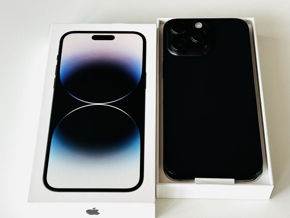 НОВ! Iphone 14 Pro 128GB Black Гаранция 1 година