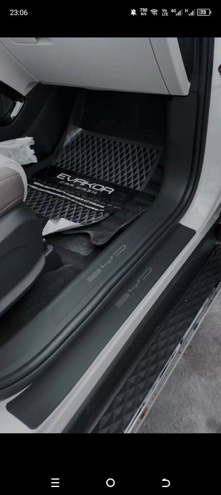 Защита салона и на парог BYD