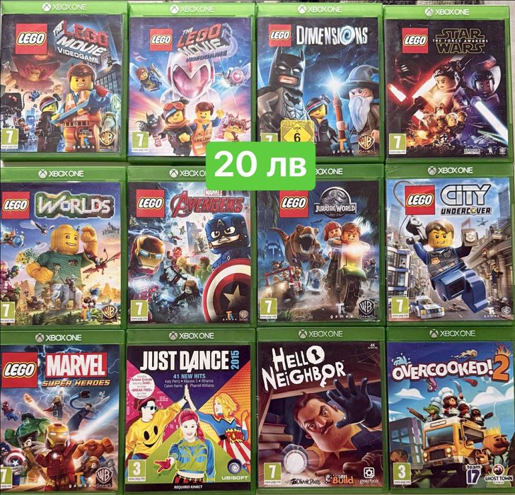 Xbox one Детски игри Lego/ Hello Neighbor/ Rush/ и още много