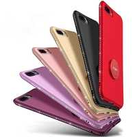 Husa + pietricele + inel magnetic iPhone 7, 7 plus, 8, 8 plus, SE 2020