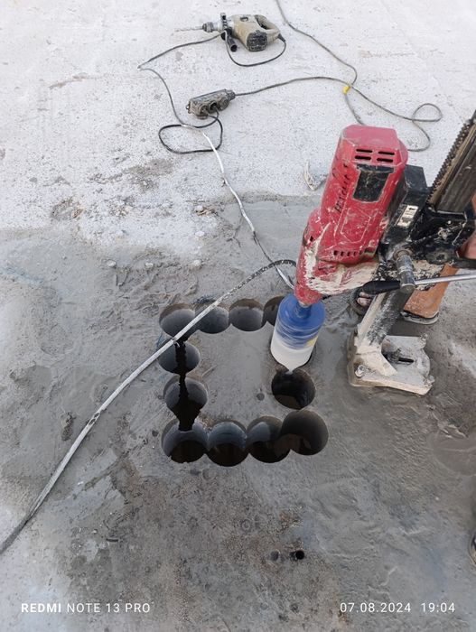 Алмазное бурение услуги сверление демонтаж проемы окна дверь для газ