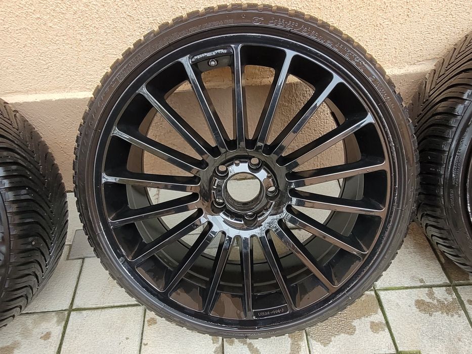 Jante aliaj Mercedes 5x112 anvelope  all season m+s 225 35 20
