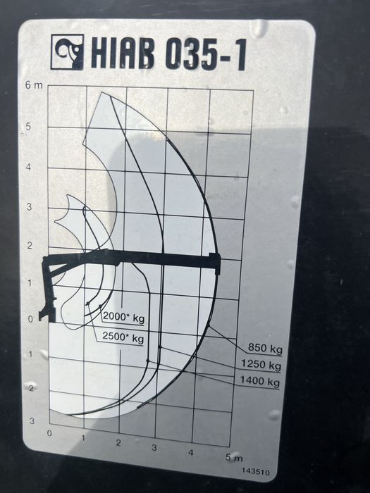 Hiab 035 Кран за Бус
