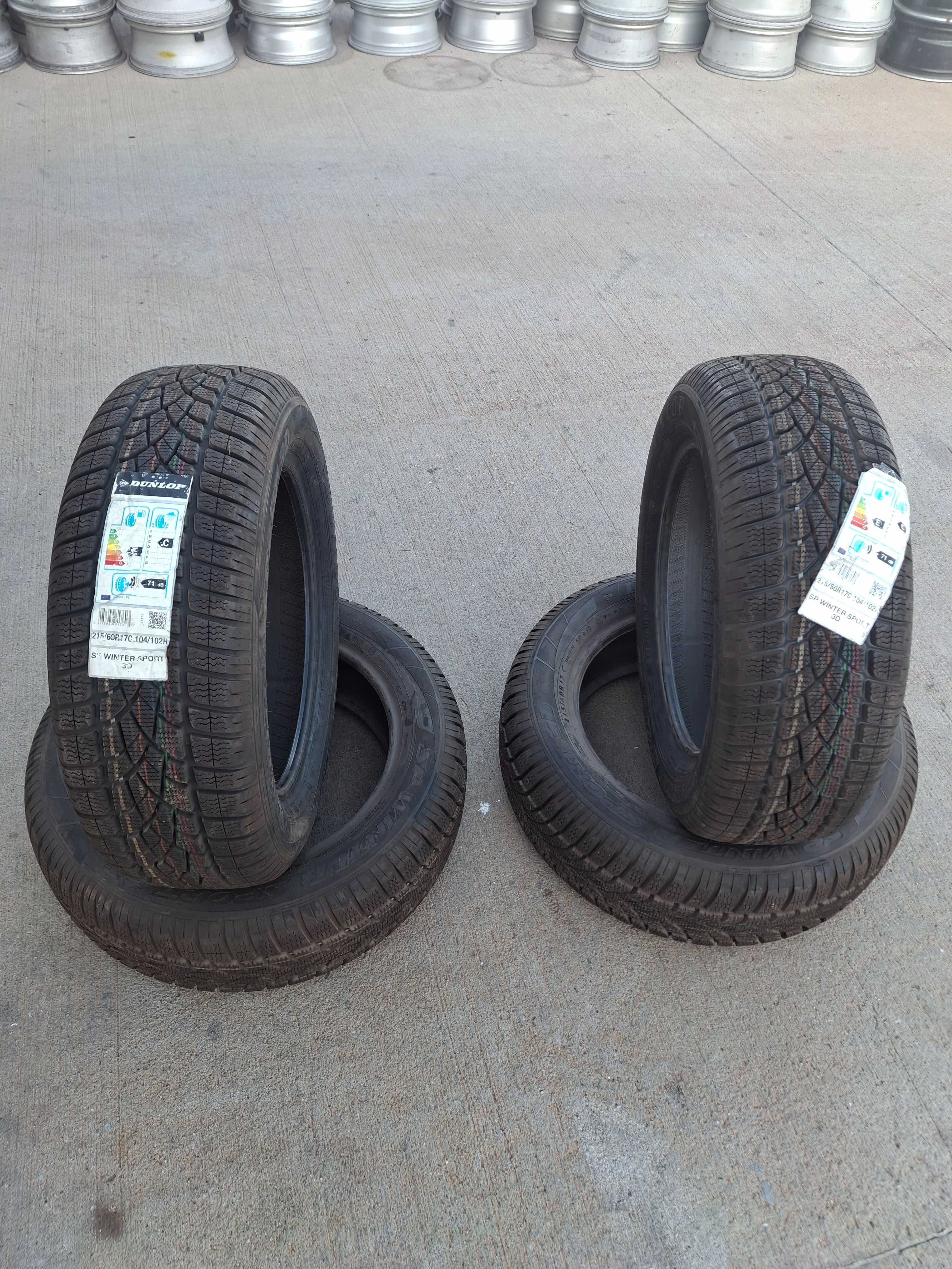 4бр. нови зимни гуми Dunlop 215/60/17C