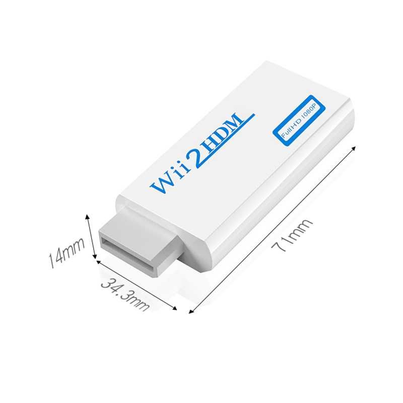 Convertor adaptor Wii la Hdmi FullHD 1080p