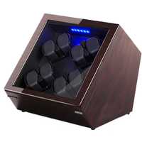 Cutie intors ceasuri automatice iUni, Watch Winder 8 Mahon-Negru