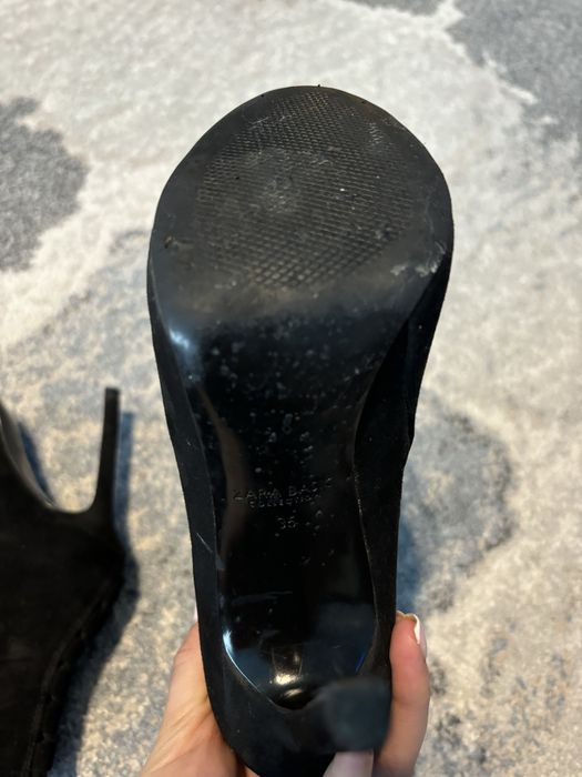 Botine Zara, piele întoarsă