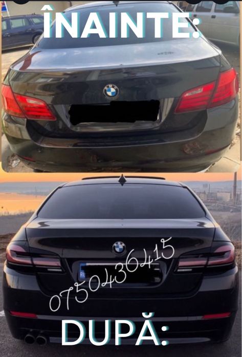 Stopuri BMW F10 G30 RETROFIT Transport GRATUIT Husa Cadou Lampi Triple