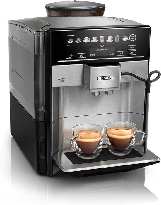 Кафеавтомат Siemens EQ.6 Plus s700 TE657503DE, 1500W,Керамична Мелачка