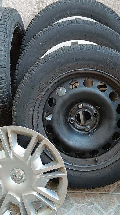 Roti otel cu anvelope Michelin M+S set complet 16'' opel crossland x