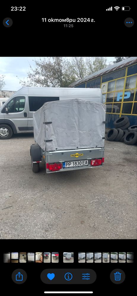 Ремарке Humbaur steely 750кг