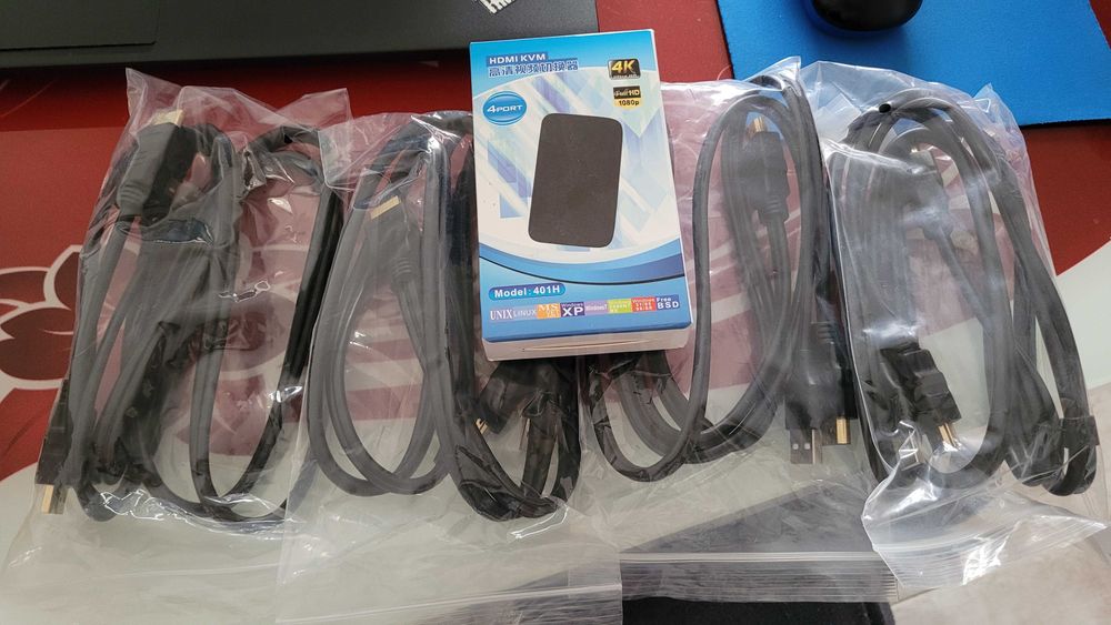 KVM HDMI 4K 4 porturi