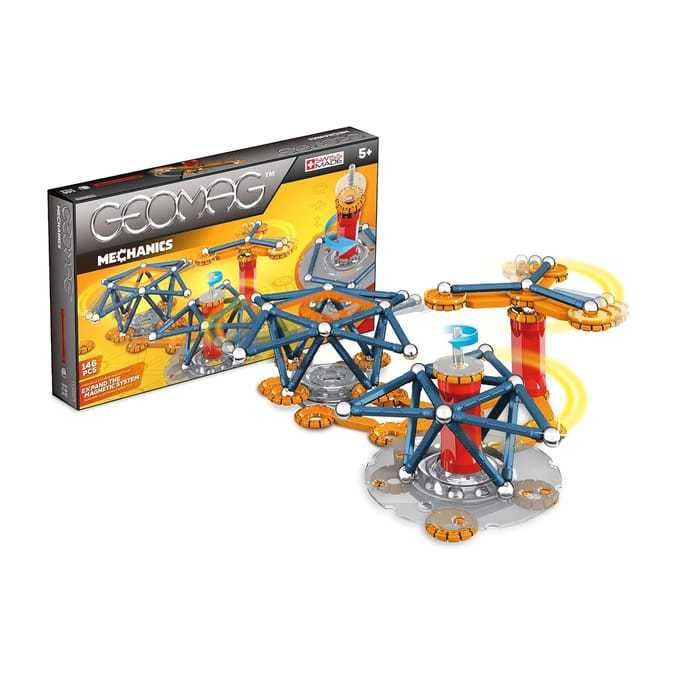 GEOMAG Магнитен конструктор Механикa 146 части