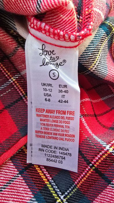 Дамска карирана риза туника размер 38-40