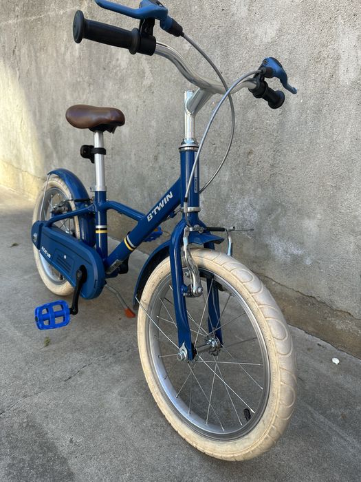 Bicicletă 2 în 1 Discover 900 14" albastru copii 90-110 cm