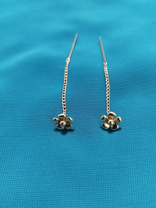 Серьги перетяжки новые