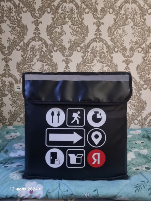 Термо Сумка Яндекс чорний новый