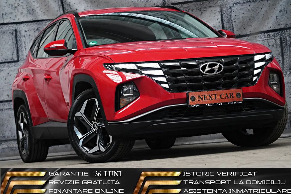Hyundai Tucson GARANTIE 36 LUNI*REVIZIE*RATE*Hybrid*4x4*252Cp*Full Led*Camera*Navi
