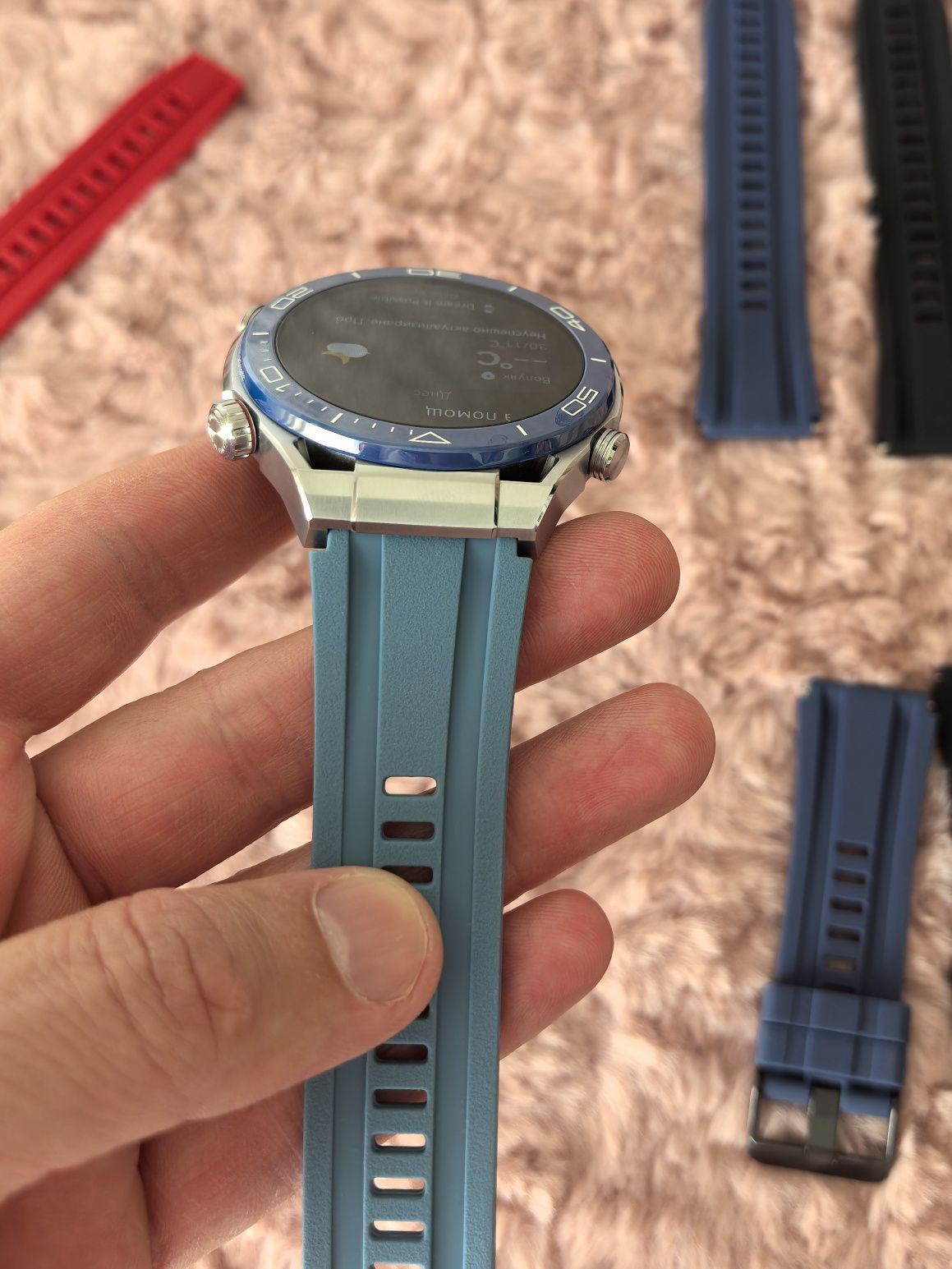 Силиконова каишка за Huawei Watch Ultimate!