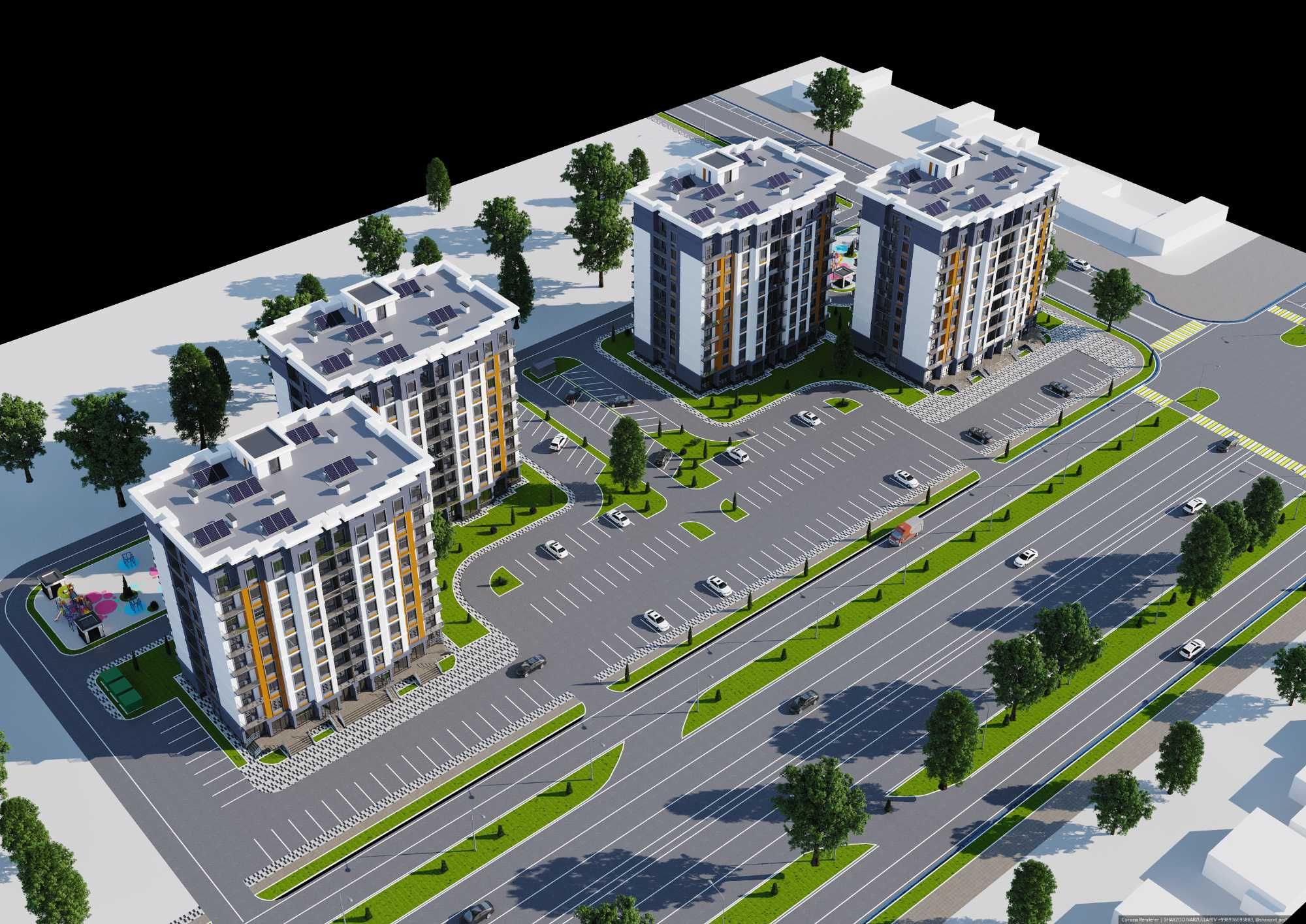 Новостройка в город Нурафшане