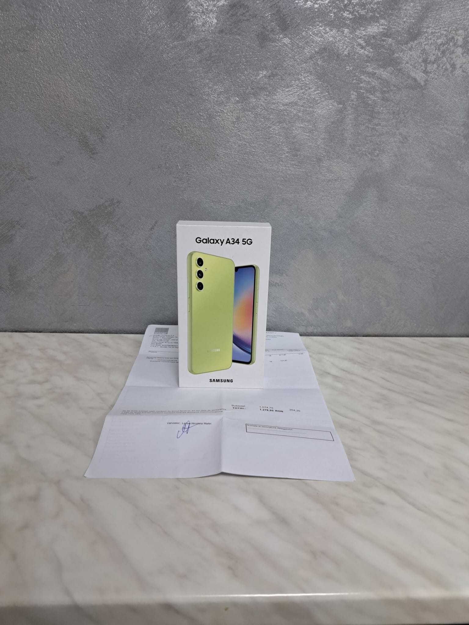 Samsung A34 5G 128/6GB Lime Nou Bmg Amanet