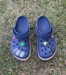 Papuci Crocs Bleumarin