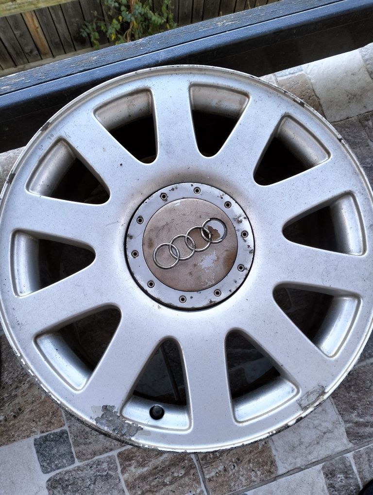 Roti cauciucuri vara jante aliaj R16 5x112 audi vw