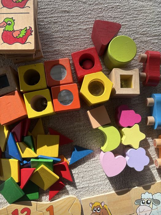 Lot jucarii din lemn