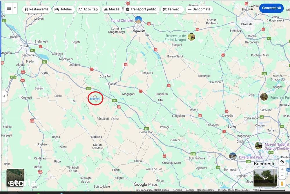 Terenuri extravilane Morteni jud Dambovita