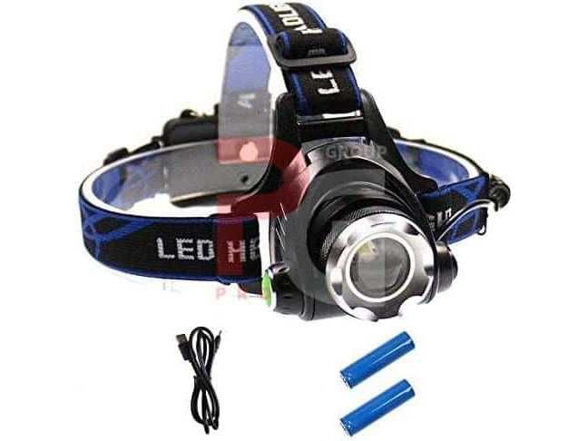 Lanterna frontala,5 LED moduri de iluminare