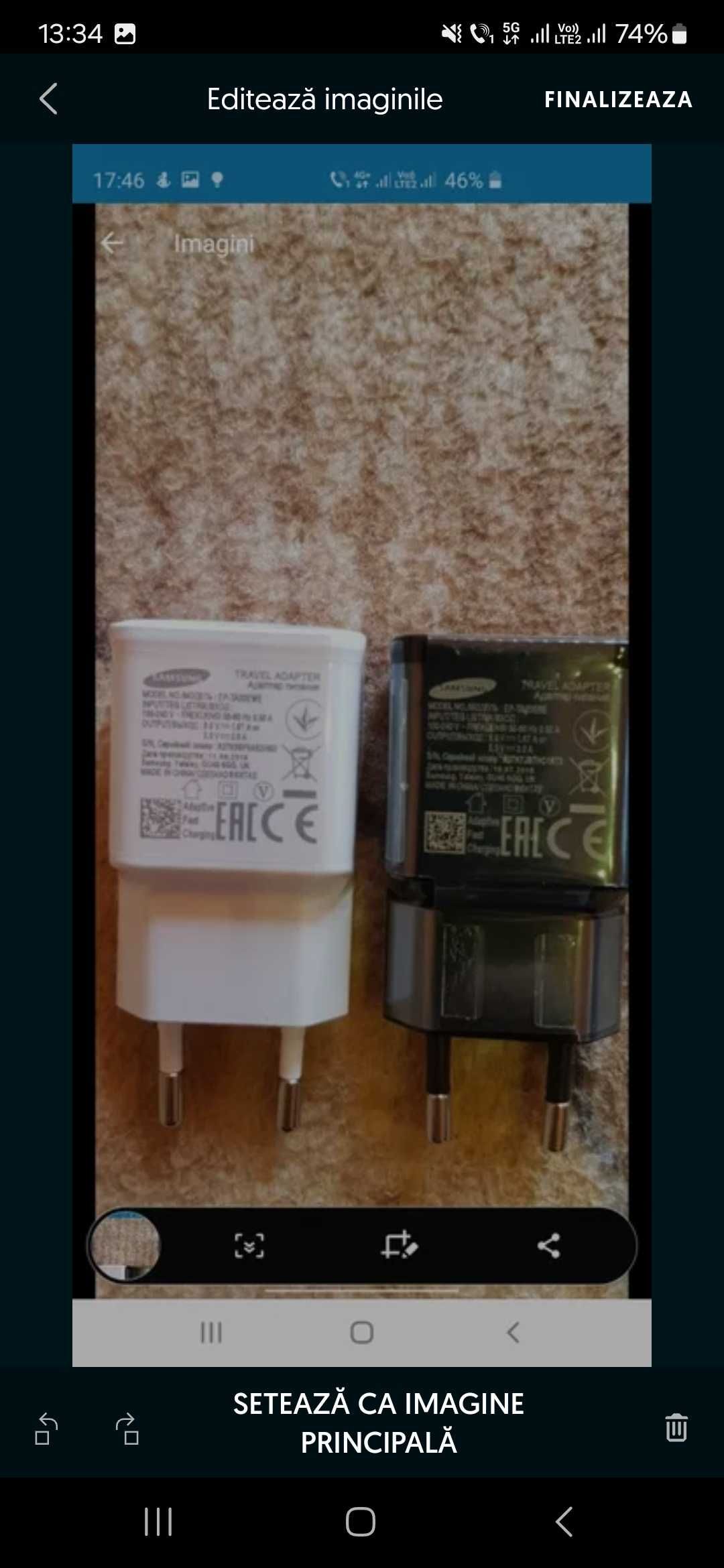 Incarcator adaptor Samsung original fast charging