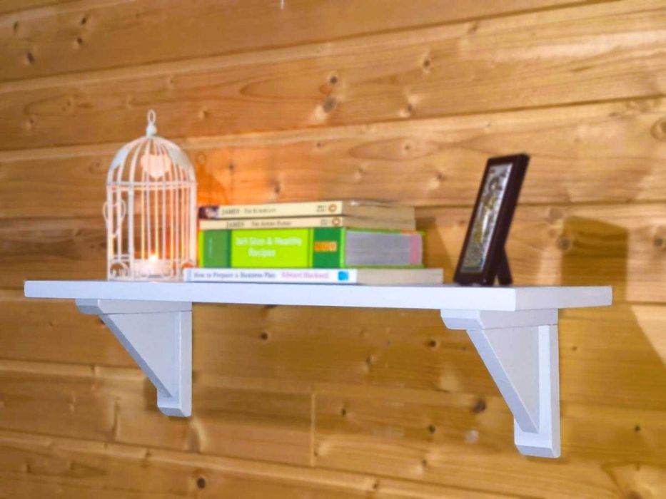 Polita suspendata Haven Midi-lemn brad, design scandinav,600 x 160mm