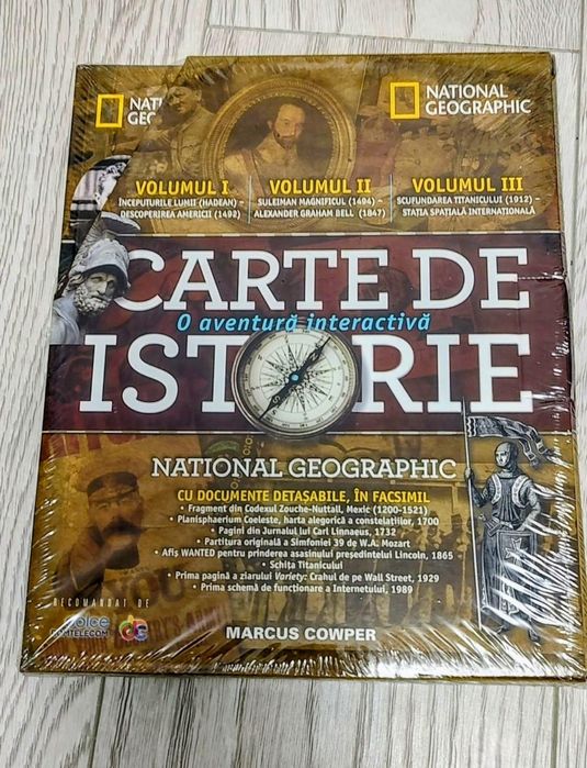 Carte de istorie - O aventura interactiva contine 3 volume
