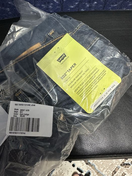 Джинсы Levi's 502 taper future jeans р.36/30