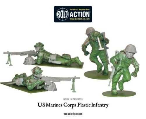 Figurine Bolt Action 28cm US Marines set 30buc.