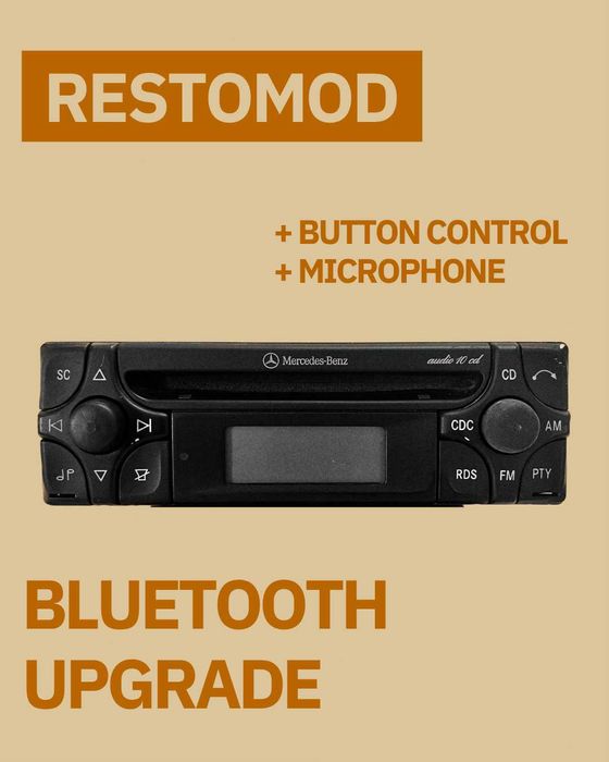 Modificare Bluetooth BT Vintage Radio Becker Mercedes