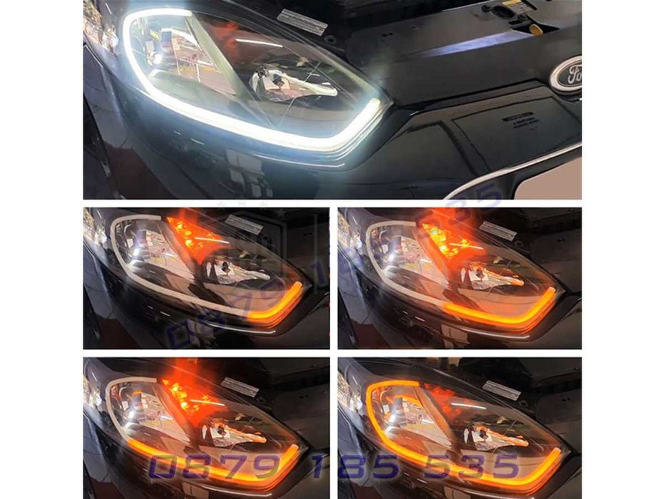 LED DRL ленти дневни светлини бягащ мигач дрл светещи ледове