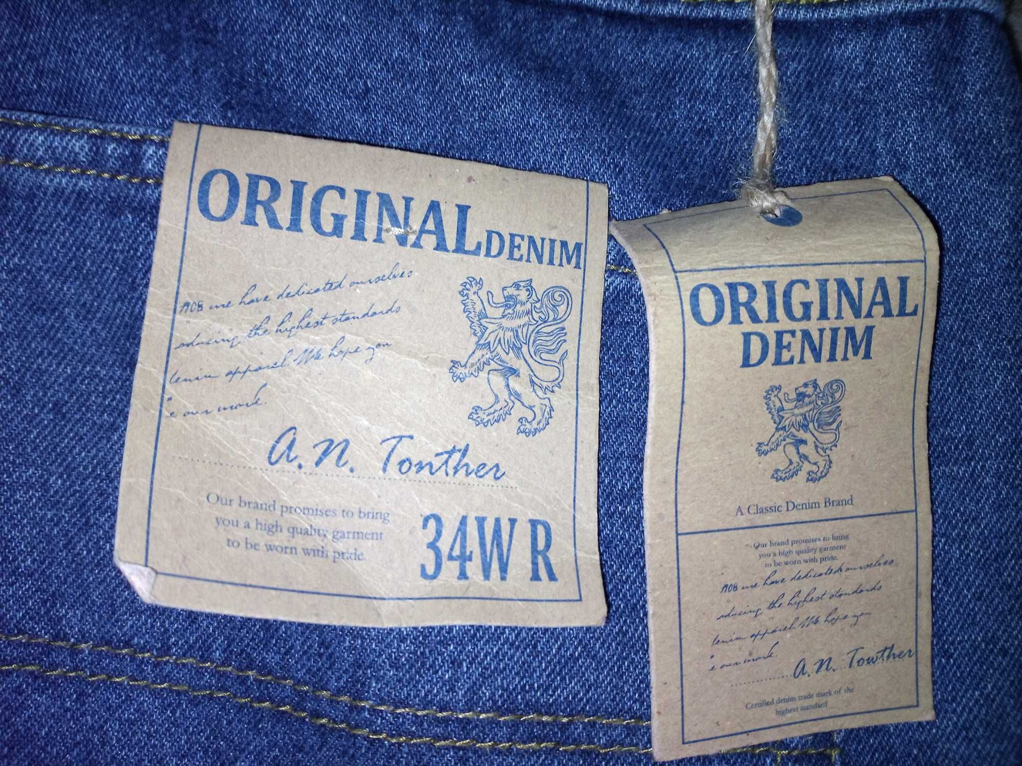 Дънки Denim Original класически сини 34W R