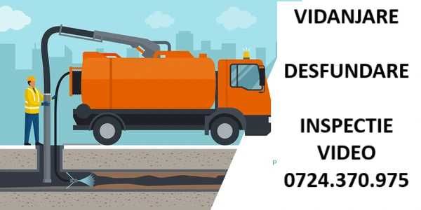 Firma Vidanjare Desfundare Canal CCTV