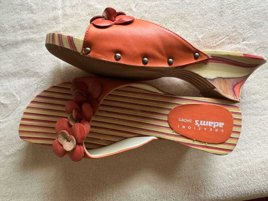 Сандали Loretta Vitale и Сандали с дървена подметка ADAMS номер 39