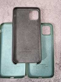 Husa iPhone verde / negru - silicon intarit
