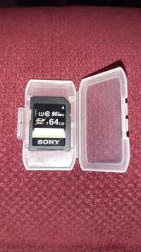 Card de memorie Sony SDXC, 64GB, Class 10