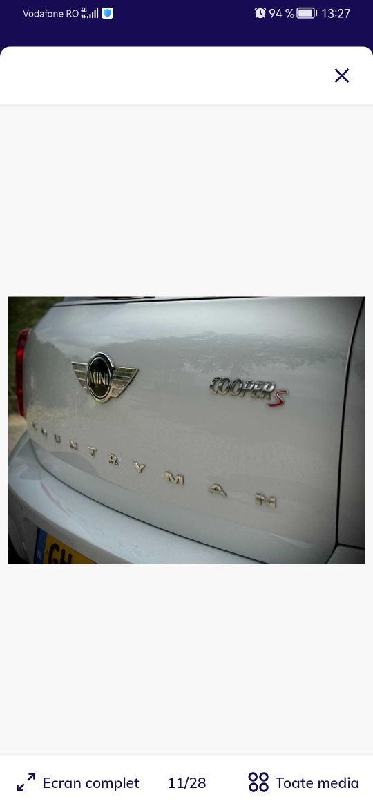 Mini Cooper S Countryman 1.6 All4 184cp